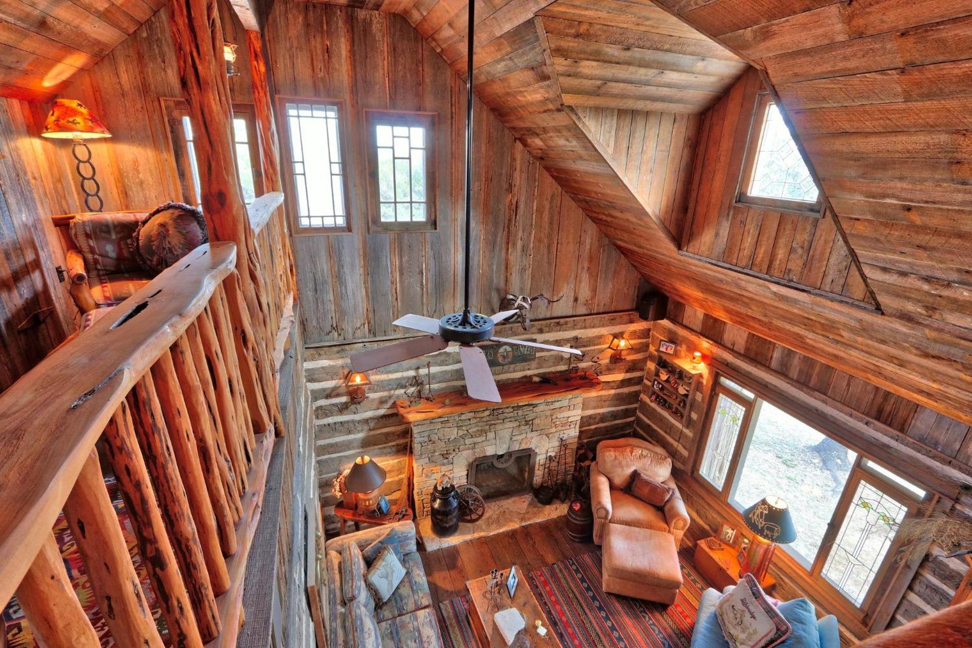 Log Cabin At Old Glory Ranch Wimberley Exterior foto
