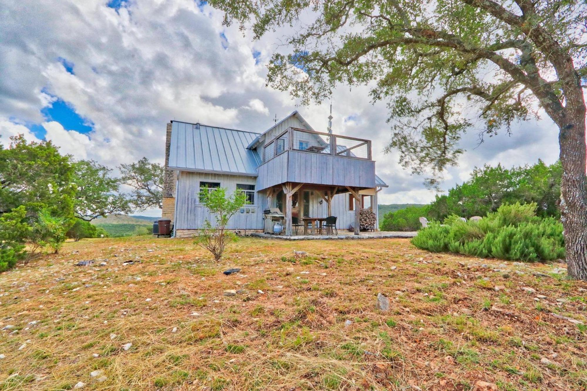 Log Cabin At Old Glory Ranch Wimberley Exterior foto